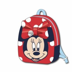 School Bag Minnie Mouse Red 18 x 22 x 8 cm