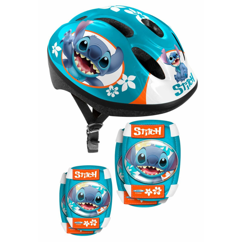 Sports Protection Set Disney Stitch Blue