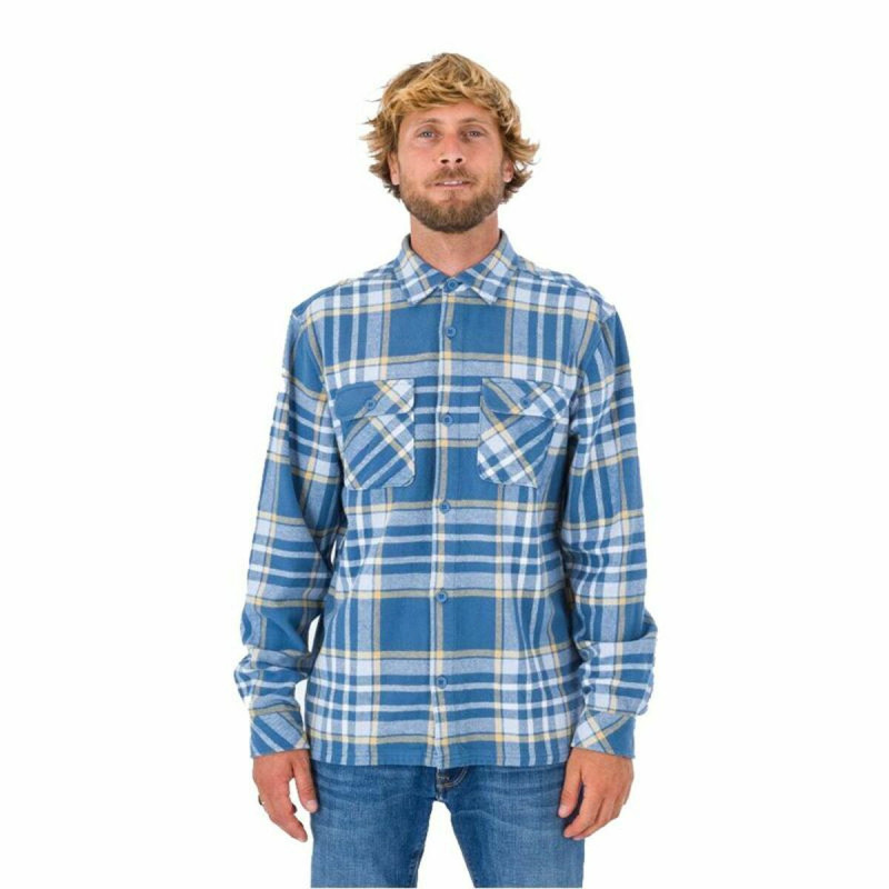 Men’s Long Sleeve Shirt Hurley Santa Cruz Blue