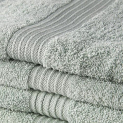 Towels Set TODAY Essential Celadon Light Green 50 x 90 cm (10 Units)