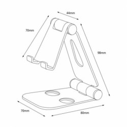 Mobile or tablet support Aisens MS2PM-086 Steel 8" (1 Unit)