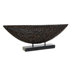 Decorative Figure Home ESPRIT Brown Black Colonial 66 x 8 x 23 cm