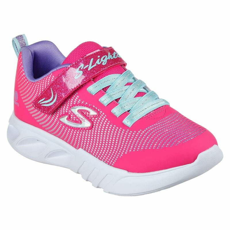 Sports Shoes for Kids Skechers S Lights Flicker Flash Fuchsia