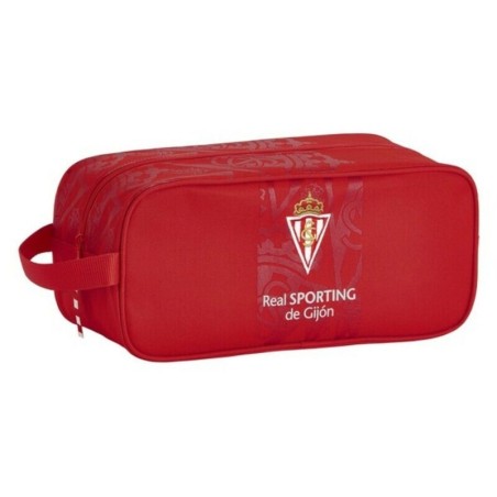 Travel Slipper Holder Real Sporting de Gijón Red 34 x 15 x 14 cm