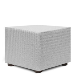 Pouffe cover Eysa JAZ White 65 x 65 x 65 cm