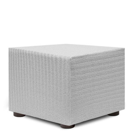 Pouffe cover Eysa JAZ White 65 x 65 x 65 cm