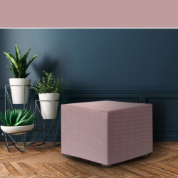 Pouffe cover Eysa JAZ Pink 65 x 65 x 65 cm