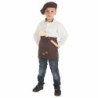 Costume for Children Hat Apron Brown