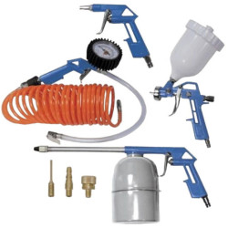 Air compressor accessories kit Scheppach 8 Pieces