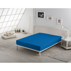 Fitted bottom sheet Alexandra House Living Blue