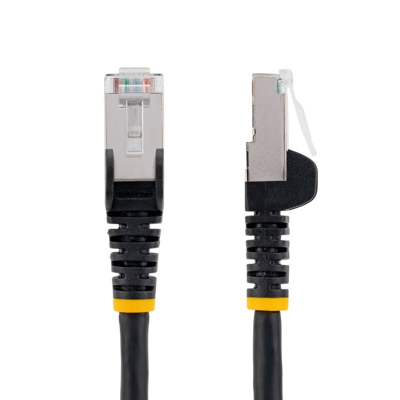 UTP Category 6 Rigid Network Cable Startech NLBK-1M-CAT6A-PATCH Black 1 m