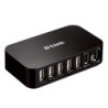 USB Hub D-Link DUB-H7/E USB 2.0 Black