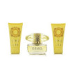 Women's Perfume Set Versace EDT Yellow Diamond 3 Pieces