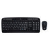 Keyboard and Mouse Logitech Wireless Combo MK330 Black Qwerty US