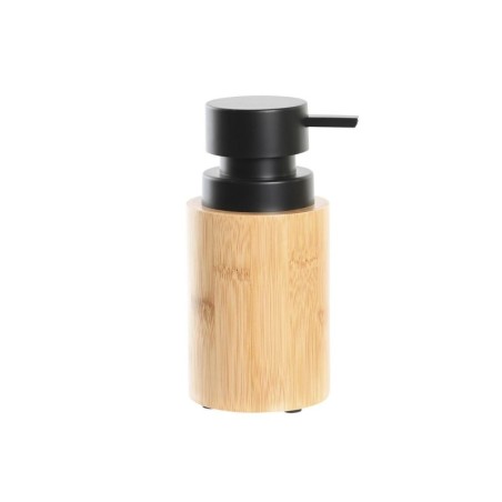 Soap Dispenser DKD Home Decor Black Natural Bamboo polypropylene