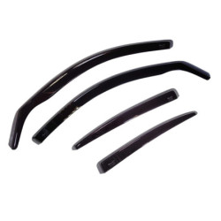 Wind deflector HEKO 25387 4 Pieces Frontal Rear