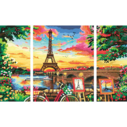 Paint by Numbers Set Ravensburger 20134 80 x 50 cm 4 Pieces 1 Piece 4 Units