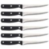 Knife Set Masterpro Gourmet Stainless steel (12,5 cm) (6 Pieces)