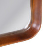 Wall mirror Brown Crystal beech wood 40 x 6 x 50 cm