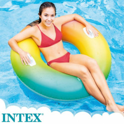 Inflatable Wheel Intex Faded effect Ø 122 cm 122 x 122 cm (6 Units)