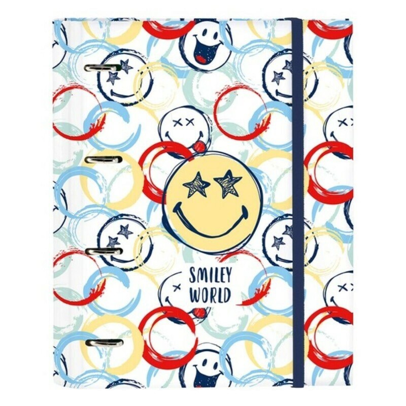 Ring binder Smiley 512090666 Multicolour (27 x 32 x 3.5 cm)