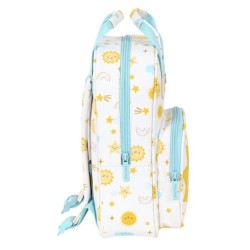 School Bag Safta Solete White Yellow (20 x 28 x 8 cm)