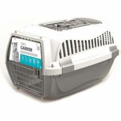 Carrier MPETS GIRO M Dog White Grey