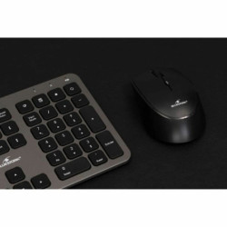 Keyboard and Wireless Mouse Bluestork Easy Slim Grey