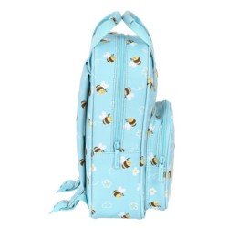 School Bag Safta Abeja Light Blue (20 x 28 x 8 cm)