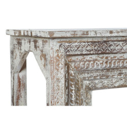 Console Home ESPRIT White Wood 160 x 39 x 86 cm