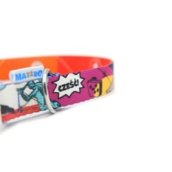 Dog collar Matteo                                 35-50 cm Printed