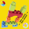 Construction set Color Block Basic Bucket 50 Pieces (6 Units)