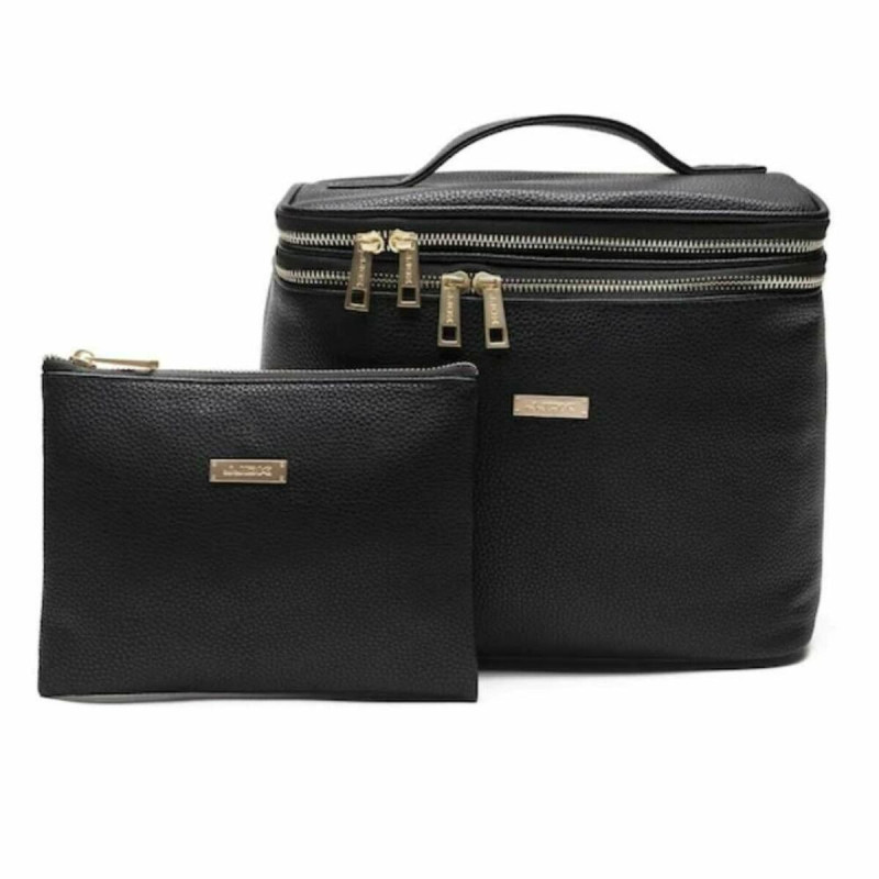 Travel Vanity Case JJDK Black 2 Pieces