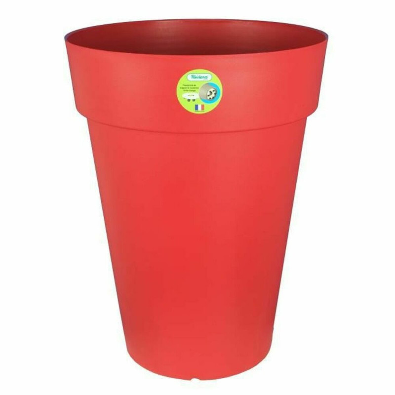 Plant pot Riviera Red Plastic Circular Ø 50 cm Ø 50 x 66 cm