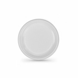 Set of reusable plates Algon White Plastic 25 x 25 x 2 cm (6 Units)