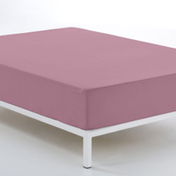 Fitted bottom sheet Alexandra House Living Magenta 160 x 190/200 cm