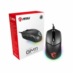 Gaming Mouse MSI Clutch GM11 With cable Black Lights