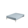 Fitted sheet Alexandra House Living Blue Celeste 90 x 190/200 cm