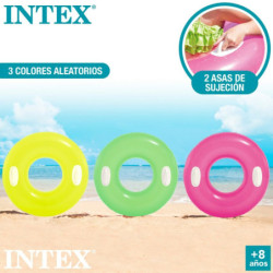 Inflatable Floating Doughnut Intex 76 x 15 x 76 cm (24 Units)