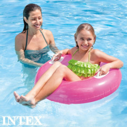 Inflatable Floating Doughnut Intex 76 x 15 x 76 cm (24 Units)