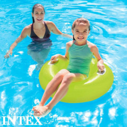 Inflatable Floating Doughnut Intex 76 x 15 x 76 cm (24 Units)