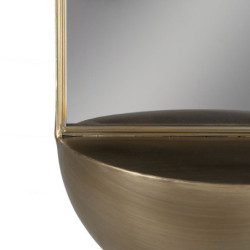 Wall mirror Golden Crystal Iron 40 x 20 x 37 cm