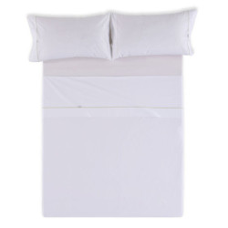 Bedding set Alexandra House Living White Super king 4 Pieces