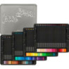 Colouring pencils Faber-Castell Black Edition Metal case 100 Pieces Multicolour