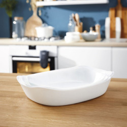 Serving Platter Luminarc Smart Cuisine Rectangular White Glass 38 x 27 cm (6 Units)