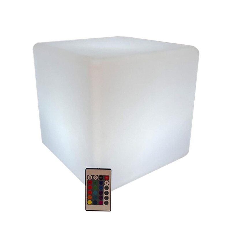 Solar lamp DKD Home Decor Squared White 30 x 30 x 30 cm