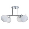 Ceiling Light Activejet AJE-IRMA 5P White Black Silver Metal 40 W 50,9 x 28 x 46 cm