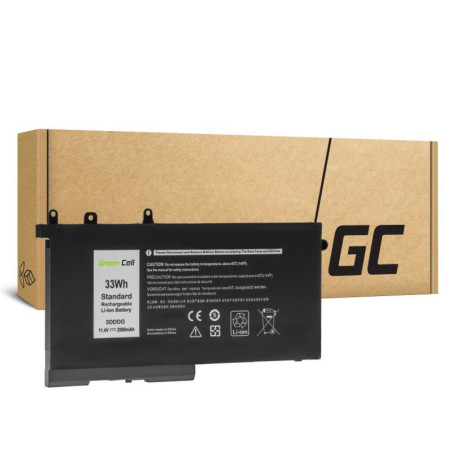 Laptop Battery Green Cell 3DDDG Black 2900 mAh