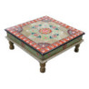 Side table DKD Home Decor Multicolour Wood Mango wood MDF Wood 40 x 40 x 15 cm 41 x 40,5 x 16 cm