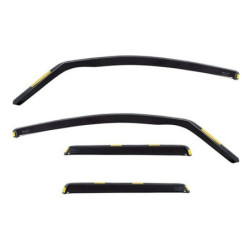 Wind deflector HEKO 12244 4 Pieces Frontal Rear